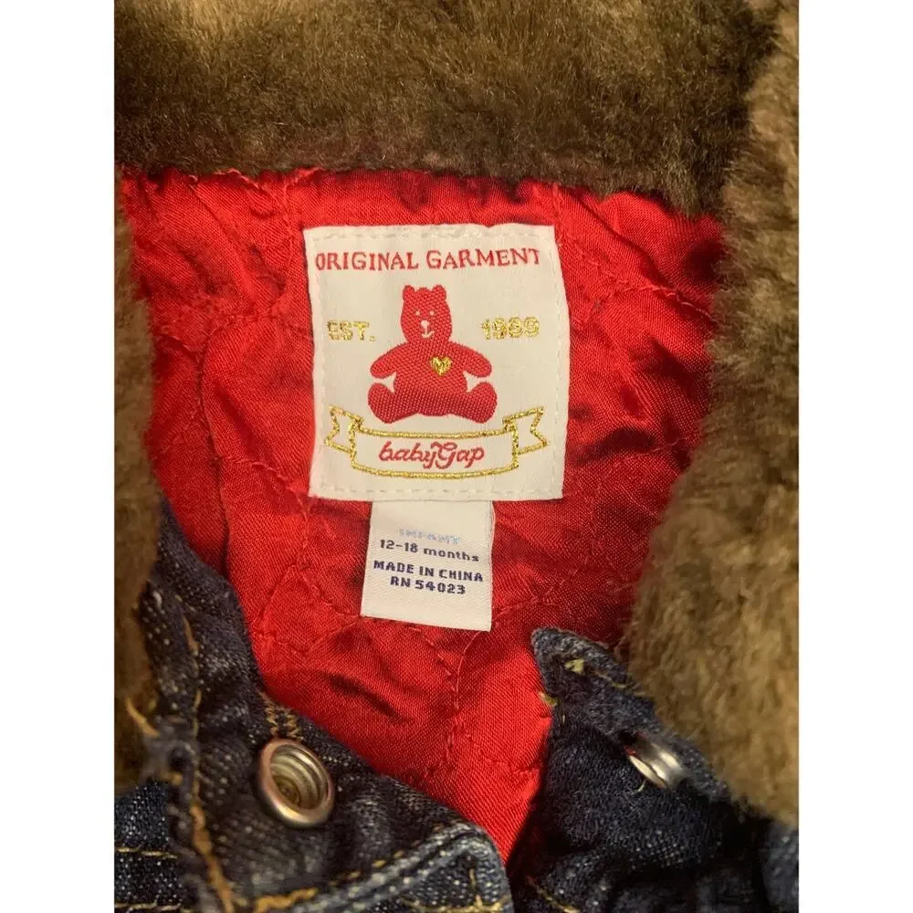 Baby Gap Vintage Girl's Jean Jacket / Size: 12-18 Months